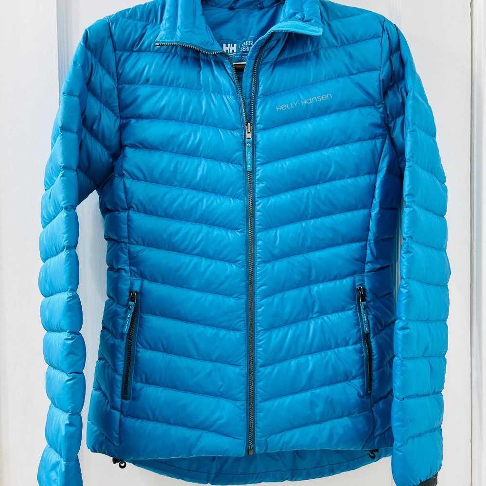 HELLY HANSEN Verglas Goose Down Puffer Jacket Blue Women’s S